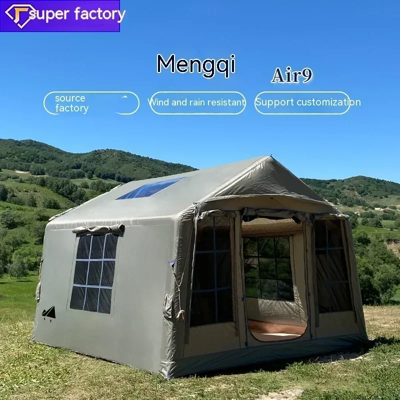 One Touch Automatic Tent Adult Inflatable Camping 10 People Outdoor House Beach Shelter Large Family Military Campaign Houses