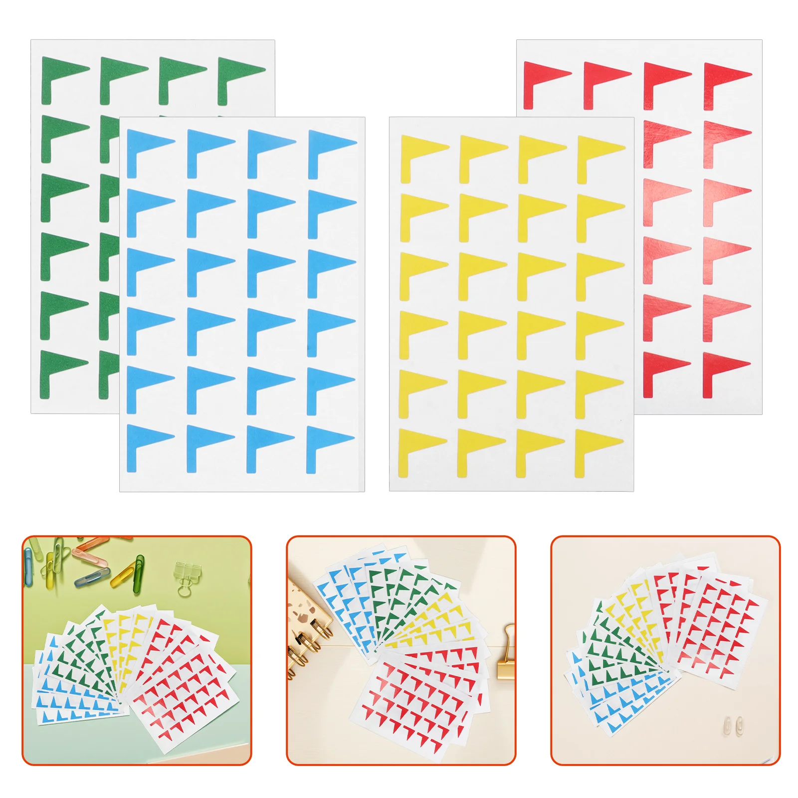 

1Pack Map Marking Flag Stickers Small Sticky Index Tabs Self Adhesive Labels for Educational Learning Planning Notebook Book