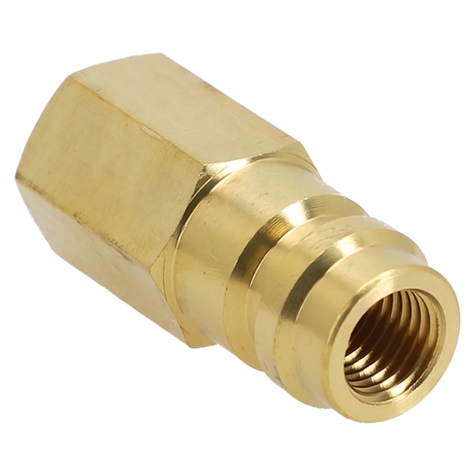 For R134a Bottle Adapter with 14 inch SAE Connection Brass Construction for Reliable and Tight Air Conditioning Coupling
