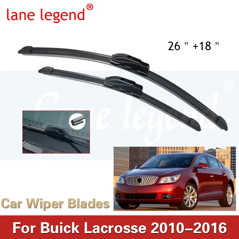 

For Buick Lacrosse Allure Alpheon MK2 2010~2016 Front Wiper Blades Window Windscreen Windshield Cleaners Rubber Silicon Refill