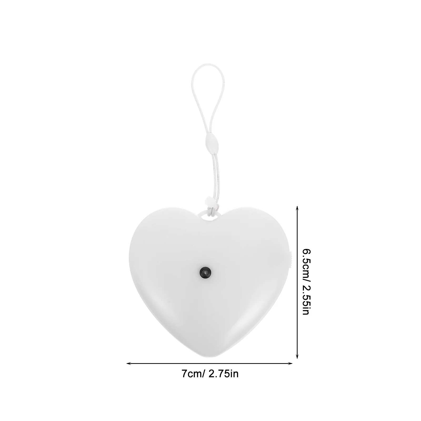 USB LED a forma di cuore borsa luce sensore tattile borsa illuminazione lampada portachiavi torcia lampada da lettura borsa bagliore