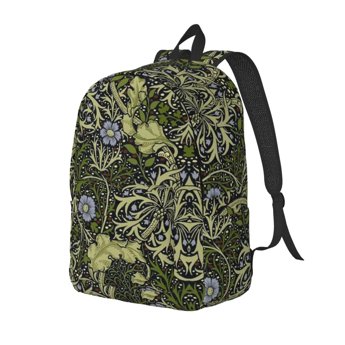 

Рюкзак William Morris Seaweed, вместительный, для детей, школьный рюкзак, сумка через плечо для мужчин и женщин