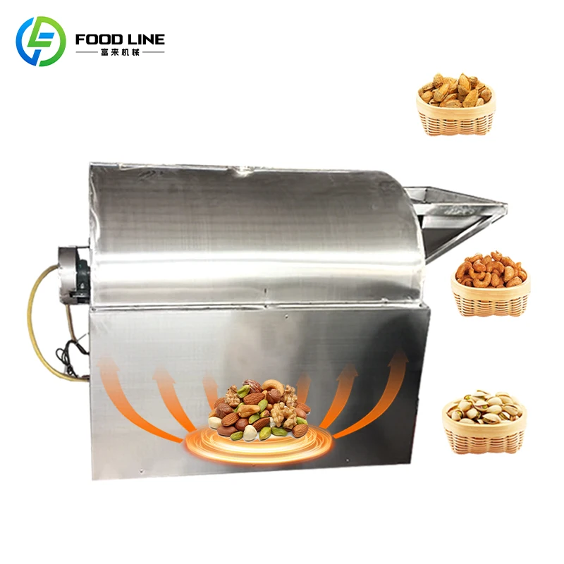 Customize Durable and Stable Coffee Roasting Machine 400kg Hot Air Commercial Peanut Seed Nut Roasting Machine