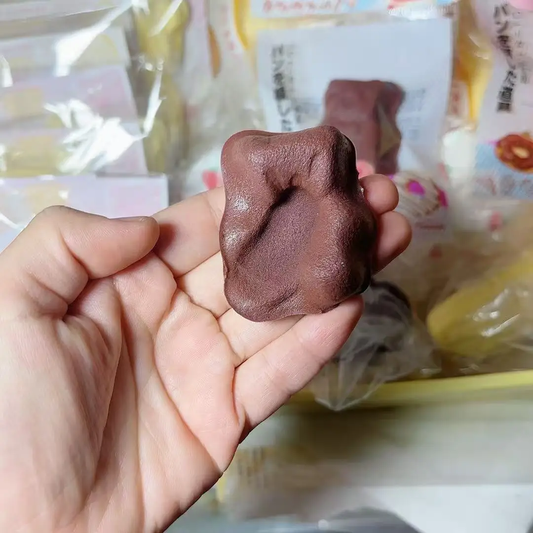 만화 동물 쿠키 PU 슬로우 리바운드 젖은 부드러운 스퀴즈 장난감 재미있는 곰 쿠키 귀여운 스퀴시 감촉 스트레스 해소 해피 피젯