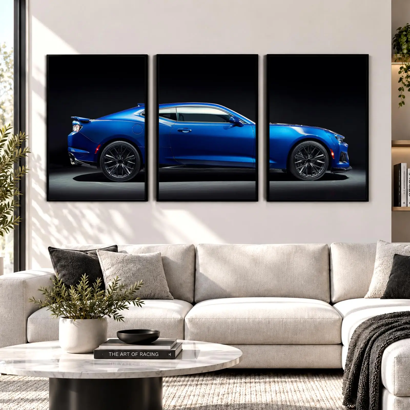 ZL1 Side Profile Painting Calligraphy Wall Art Canvas Poster Collection Prints for Bedroom Living Room Home Decoration Gift