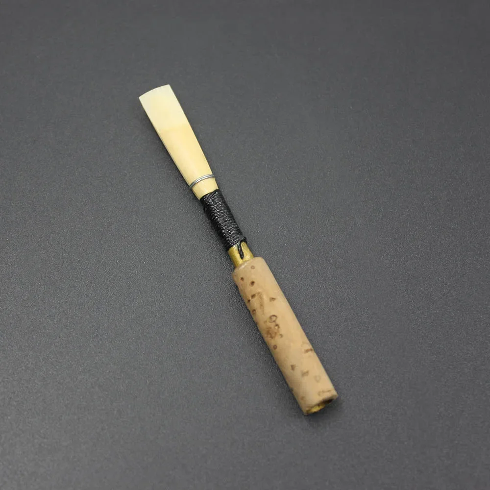 M MBAT Hand-Built Top Grade Natural Reed Wind Instrument Part Strength Medium Soft Handmade High Quality Oboe Reed with Red Cork