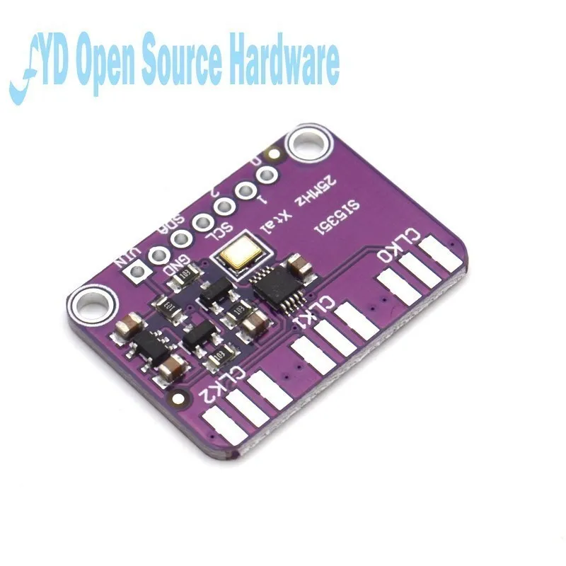 DC 3V 5V CJMCU-5351 Si5351A Si5351 I2C Generator tabliczka zaciskowa sygnału PLL dzielnik zegara 8KHz-160MHz