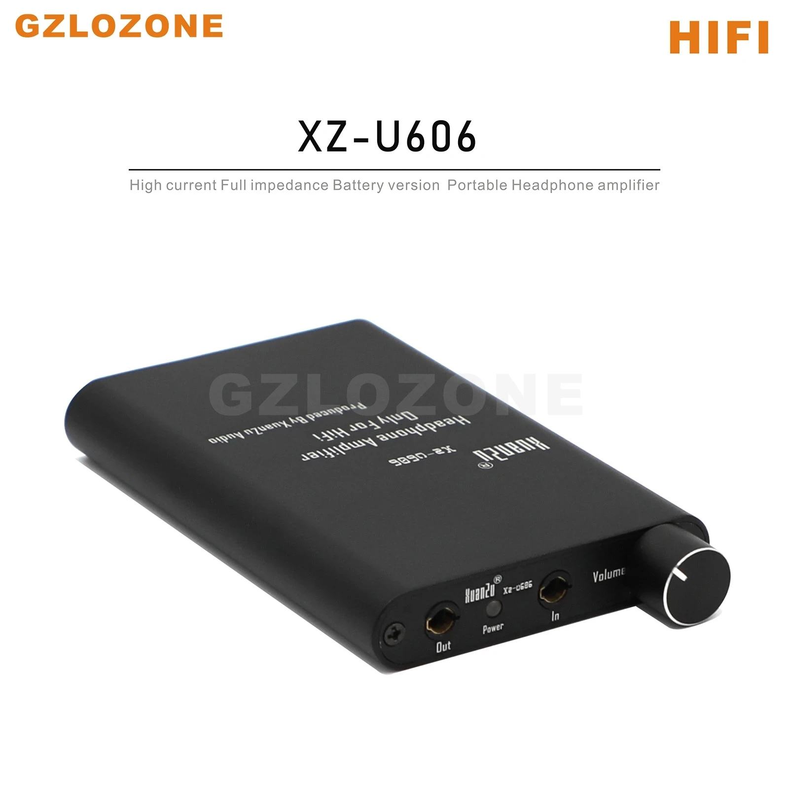 

XZ-U606 HIFI High current Full impedance portable Headphone amplifier Battery version MINI headphone amplifier