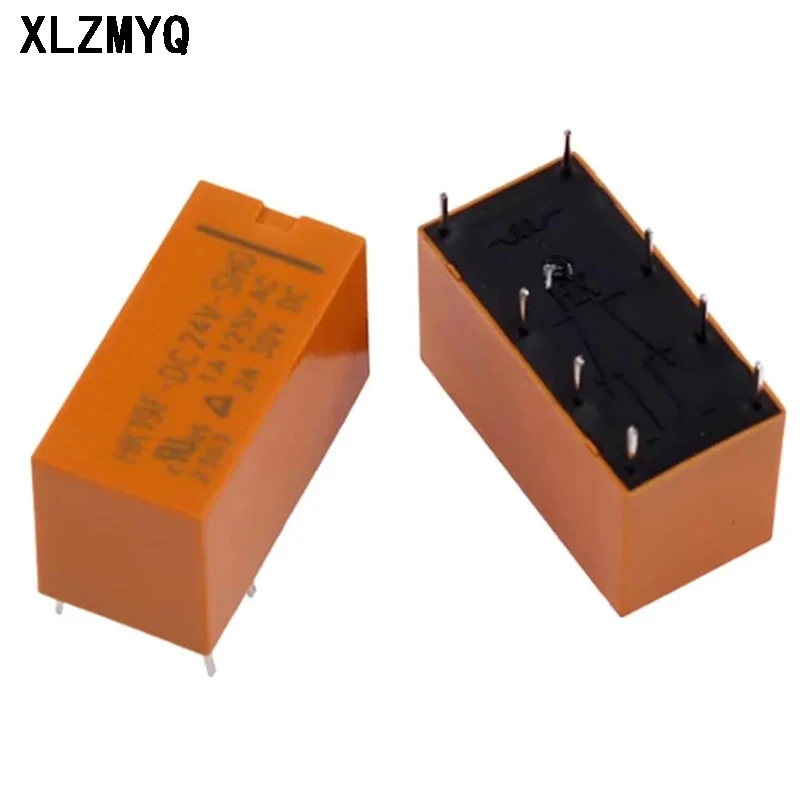 10pcs Relay HK19F-DC3V-SHG HK19F-DC5V-SHG HK19F-DC12V-SHG HK19F-DC24V-SHG HK19F 3V 5V 9V 12V 24V 8PIN 2A Relays