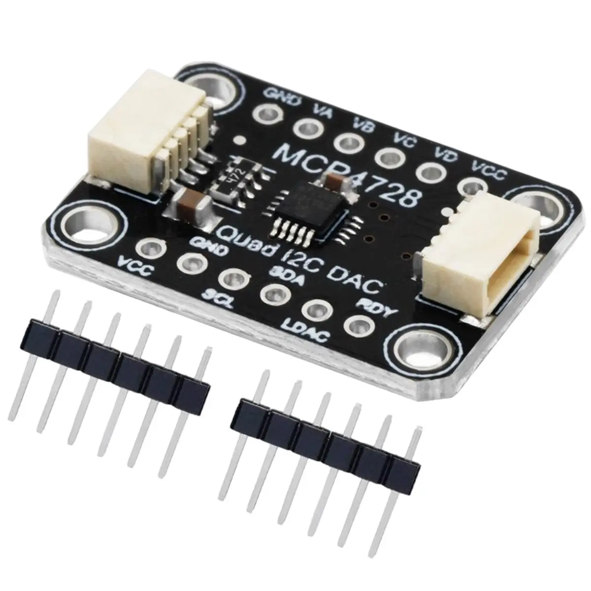 MCP4728 Quad Outputs with EEPROM Module for STEMMA QT and Qwiic