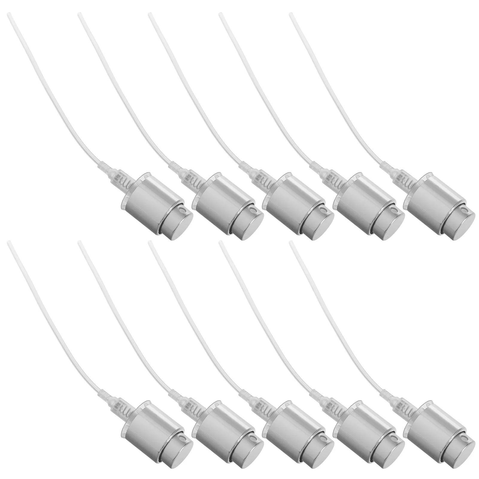 

1 set Perfume Bottle Spray Nozzle Silver Edge Middle Set Mist Sprayer Pump Accessories Home Office Use