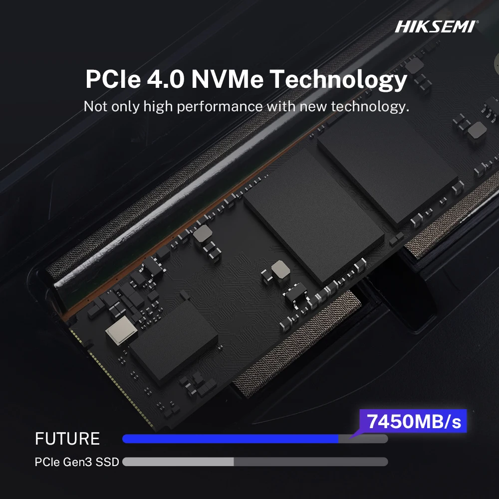 HIKSEMI FUTUREX 내장 솔리드 스테이트 드라이브, SSD 하드 디스크, M.2 2280 3D TLC, PCIe Gen4x4 M2 Nvme, 1TB, 2TB, 7450 MB/s