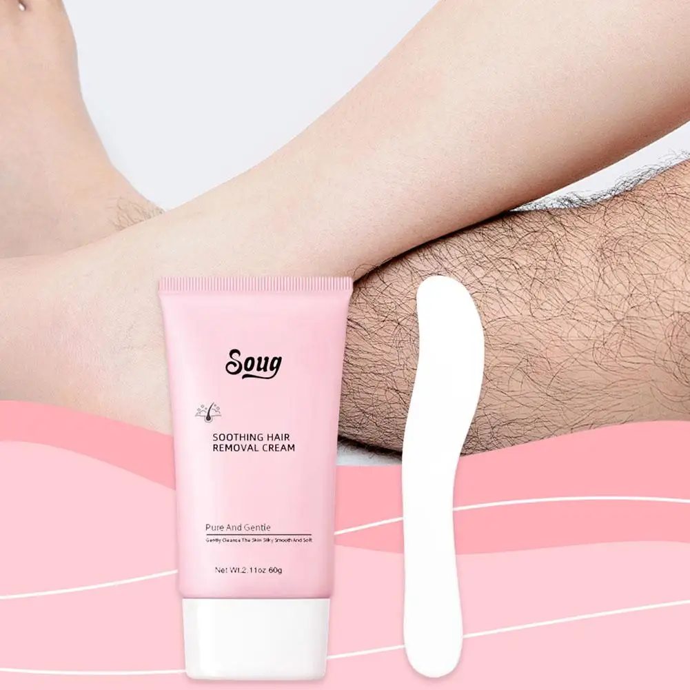 60g Hair Removal Cream Intimate Areas Painless Hair Remover Growth Inhibitor Fast Hair Removal For Woman Men Body Ca O1o3