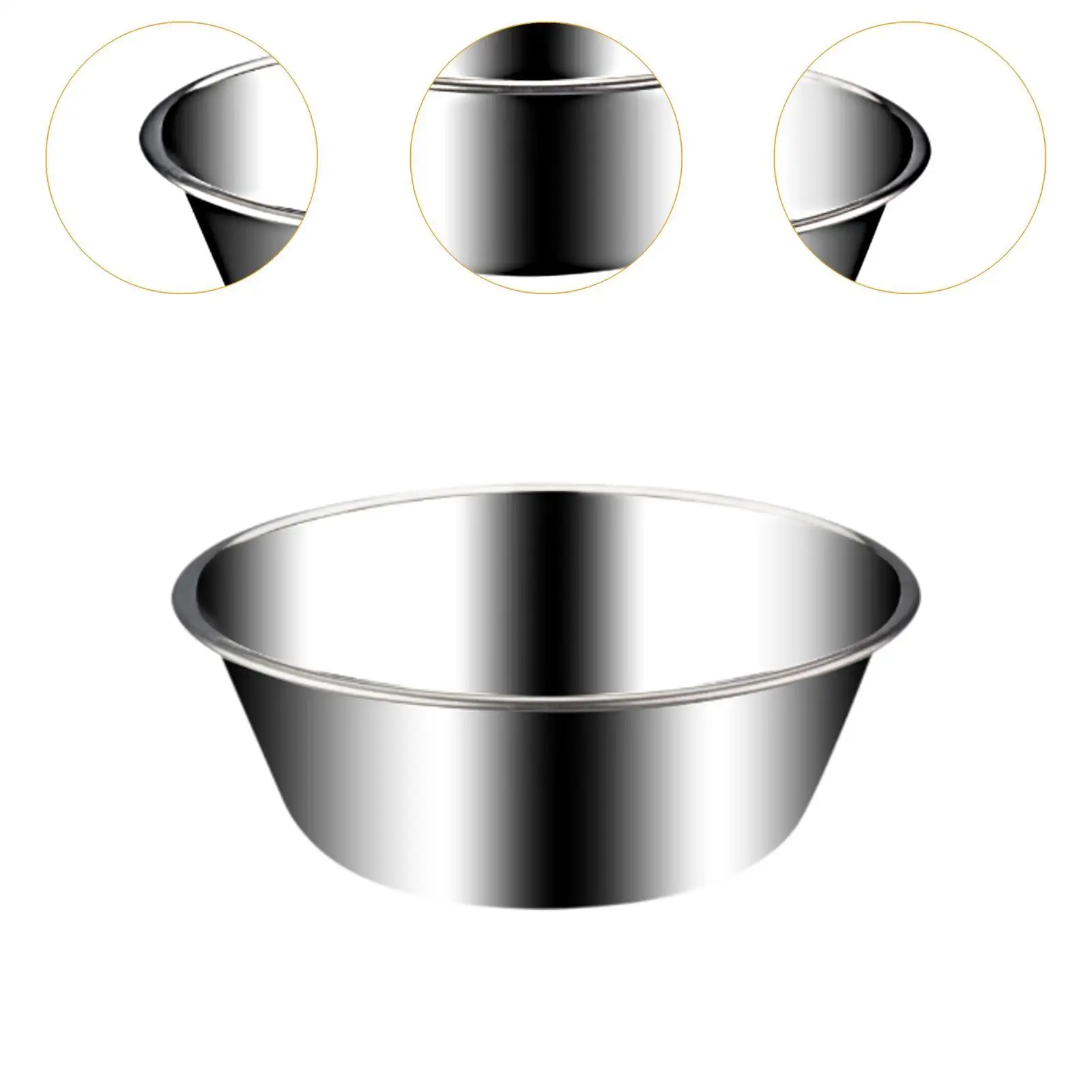 Stainless Steel Bowl Spacious Instrument Bowl for Hospital Dressing Medicine Disinfection