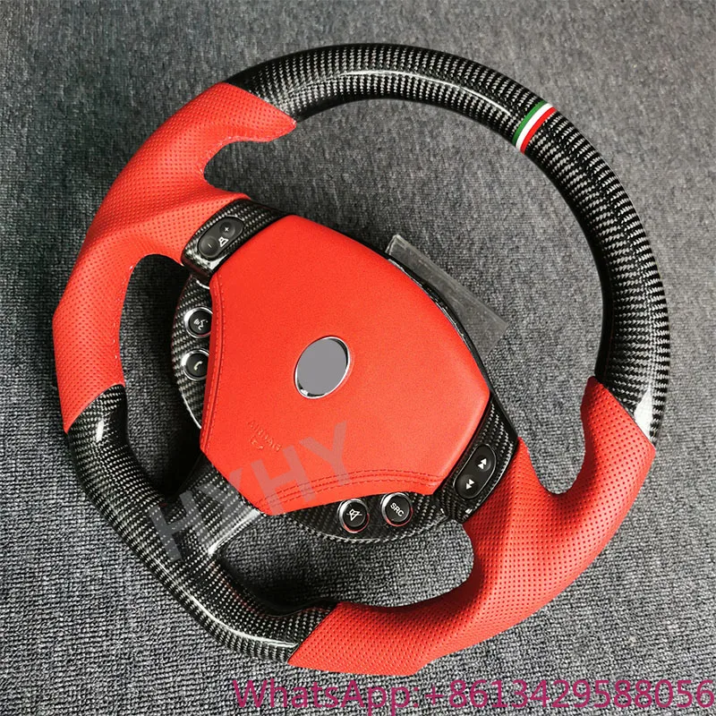 

Customized Car Carbon Fiber Steering Wheel for Maserati Ghibli Levante Quattroporte Granturismo GT Sport Competitive