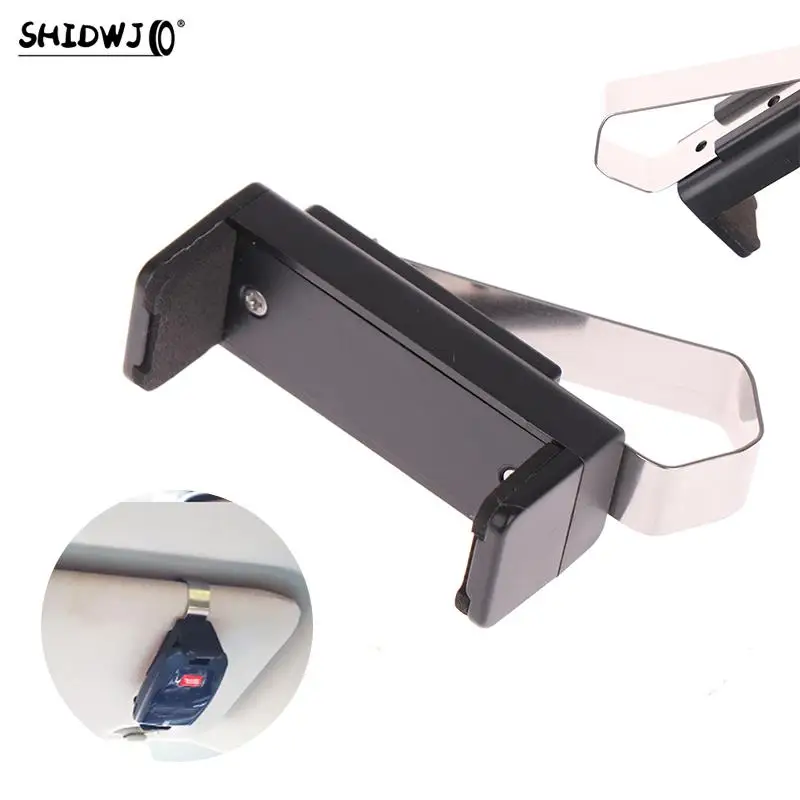 1pcs Car Sun Visor Clip Holder Mount Stand 47-68mm For Garage Door Remote Control Adjustable Clips Stand Support