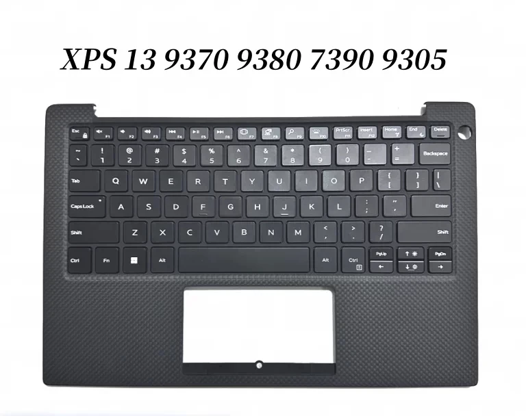 Brand New Original FOR DELL XPS 13 9370 9380 7390 9305 C Cover with US Keyboard PN:0KPRW0