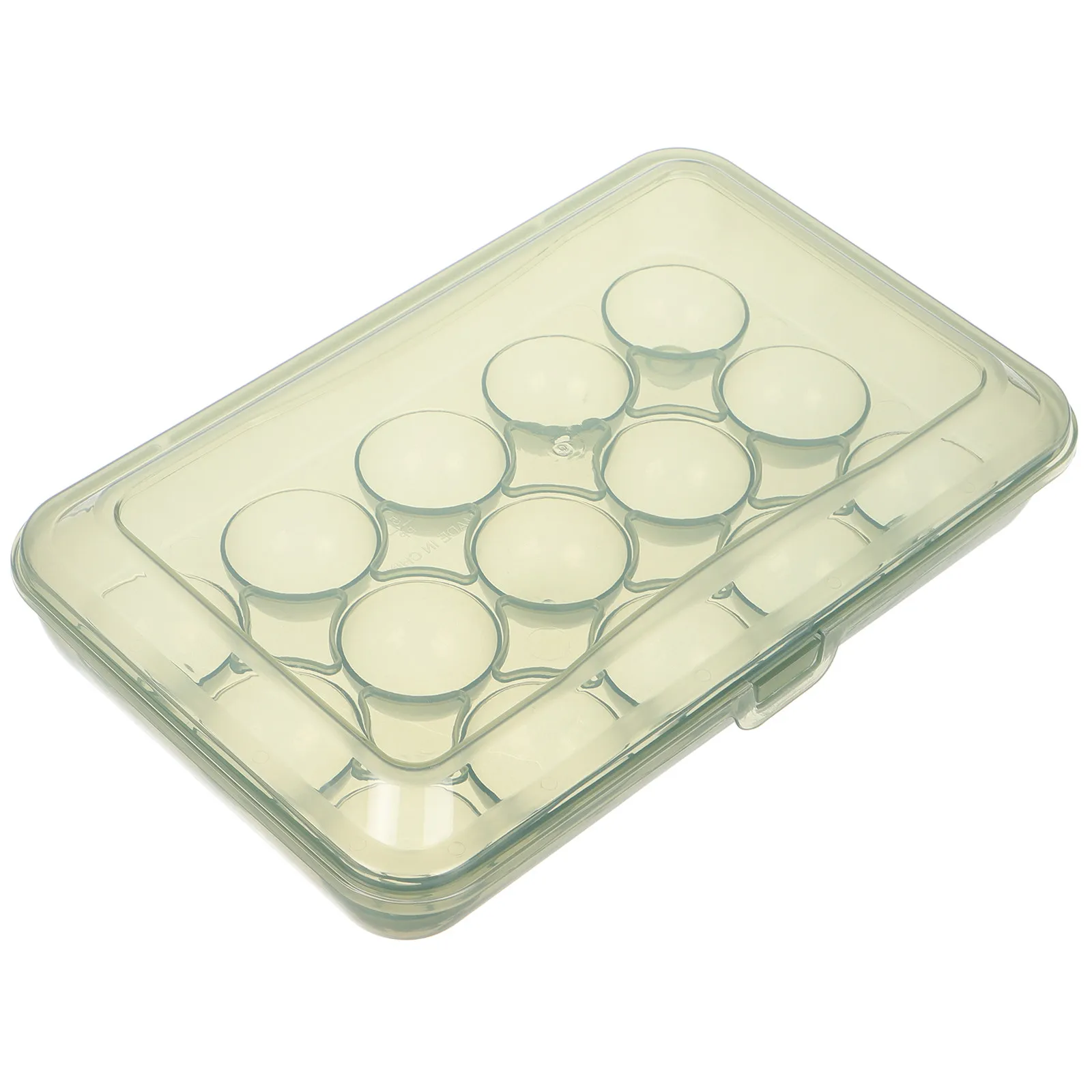 

Egg Storage Container for Refrigerator Stackable Plastic Egg Tray with Flip Lid Kitchen Organization Tool Fresh Eggs Holder Box