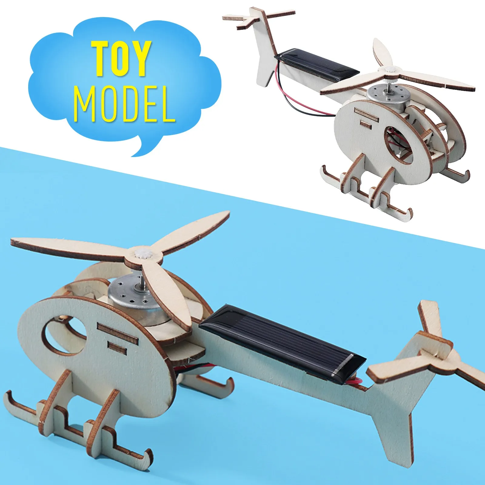 Mini aviones solares, tecnología DIY, producción Solar pequeña, diversión inventada, juguetes ensamblados, novedad, mordaza, juguetes solares, regalos de navidad