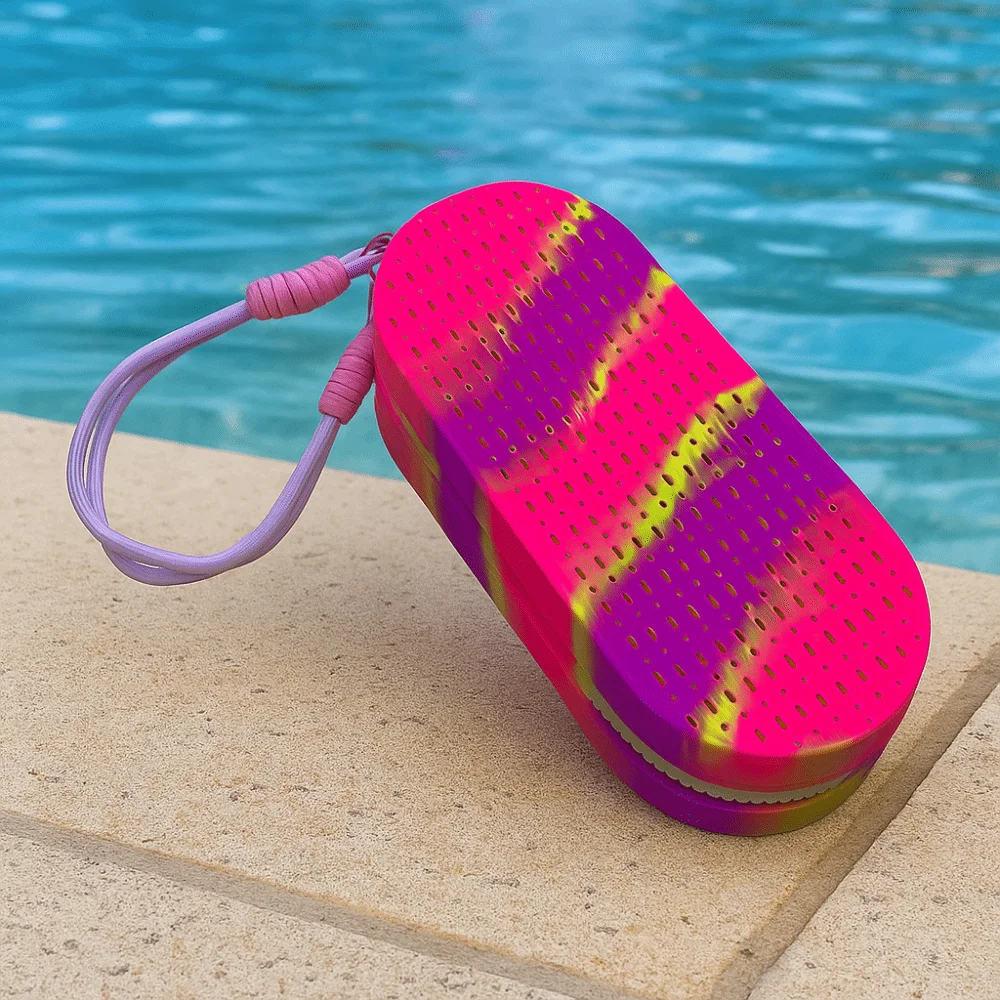 Silicone Glasses Protection Box Breathable Double-sided Swimming Goggles Box Lightweight Large -capacity Swim Goggle Case