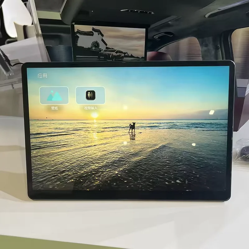 2025年最新UIスタイル BMW X5 G05車載ヘッドレストモニター Android WiFi後部座席スクリーン HDMI Bluetoothミラーリング ワイヤレス対応