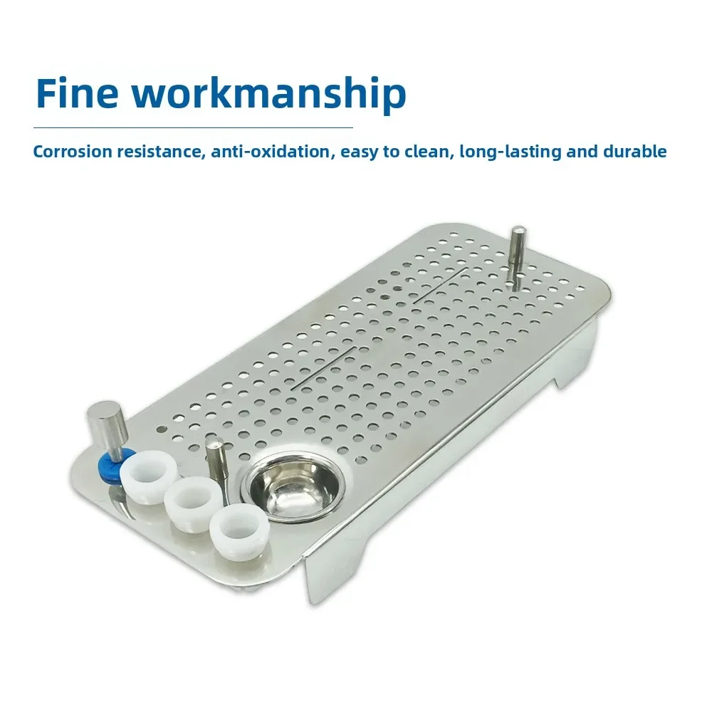 لوحة زرع الأسنان طب الأسنان PRF CGF صندوق زرع الجراحية الفولاذ المقاوم للصدأ صندوق الألياف الغني مجموعة غشاء العظام أداة