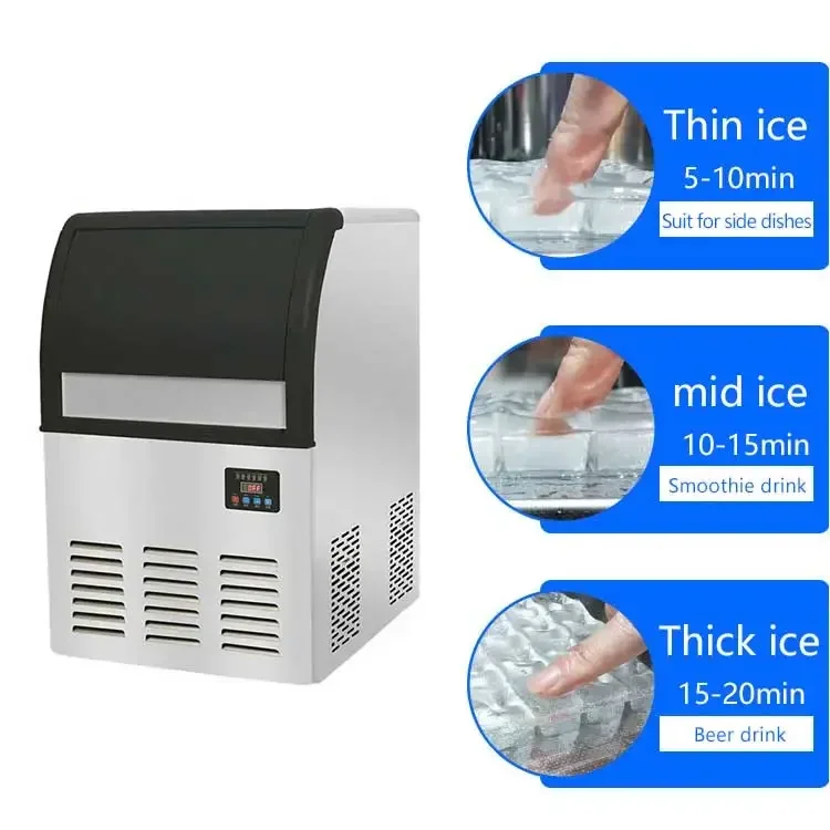 

60kg Commercial Block Ice Machine Clear Cube Ice Making Machine Ice Cube Maker