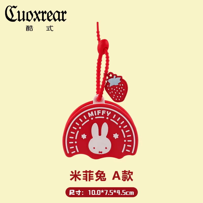 New Cartoon Miffy Rabbit Coin Purse Kawaii Boris Bluetooth Earphone Storage Bag Backpack Pendant Children's Holiday Gift