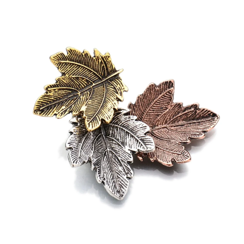 Vintage Maple Leaf Brooches Clothing Collar Lapel Brooch Pins Unisex Plant Pins Office Party Casual Accessories Gifts Jewelry