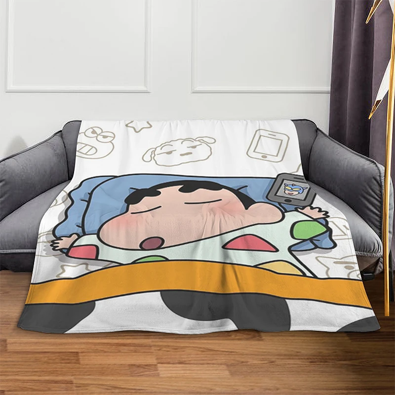 

Sofa Blanket A-Crayon Shin-chans Fluffy Soft Blankets King Size Blanket Microfiber Bedding Warm Knee Bed Fleece Camping Custom