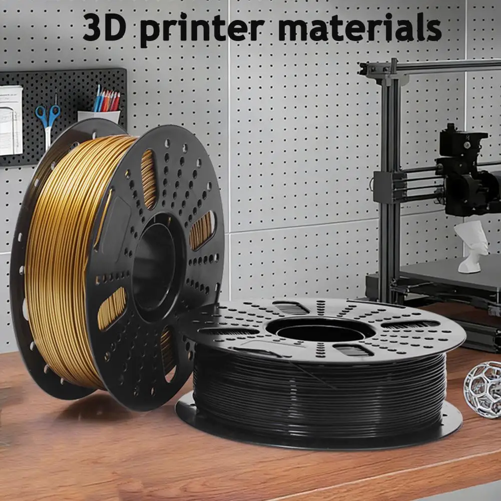 1.75mm PETG 3D Printer Filament 1kg Spool High Toughness Filament Neatly Wound Solid Color Filament DIY Models Ornament