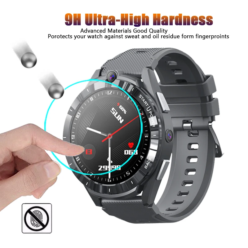Bộ 2 Kính Cường Lực Dành Cho Đồng Hồ Thông Minh Lemfo LEM 16 Lem16 Đồng Hồ Thông Minh Smartwatch HD Tấm Bảo Vệ Màn Hình Trong Suốt Bảo Vệ Kính Phim Phụ Kiện Đồng Hồ