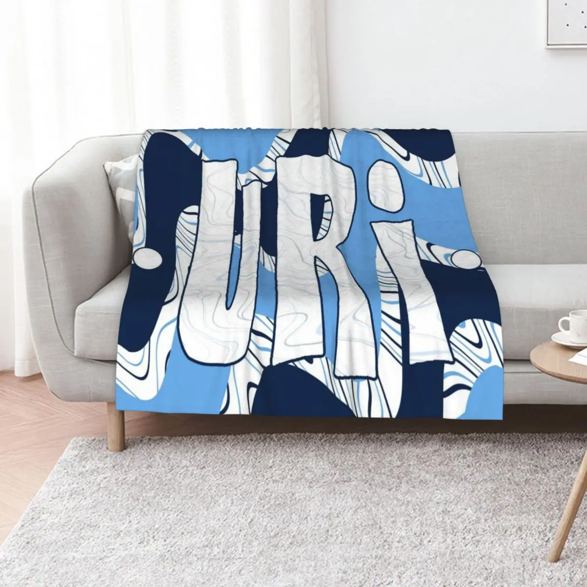 URI funky fresh waves Throw Blanket Giant Sofa Softest Blankets For Bed Sofas Furrys Beautifuls Blankets