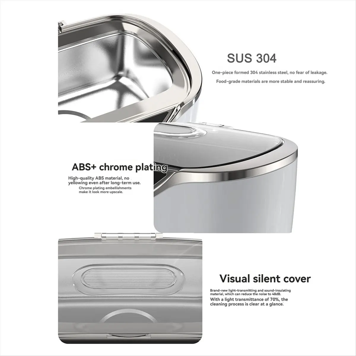 Special Offer-Cleaning Machine for 3D Printed Keycaps Dental Retainer Aligner Jewelry Cleaner Ultrasound Cleaning Machine EU Plu