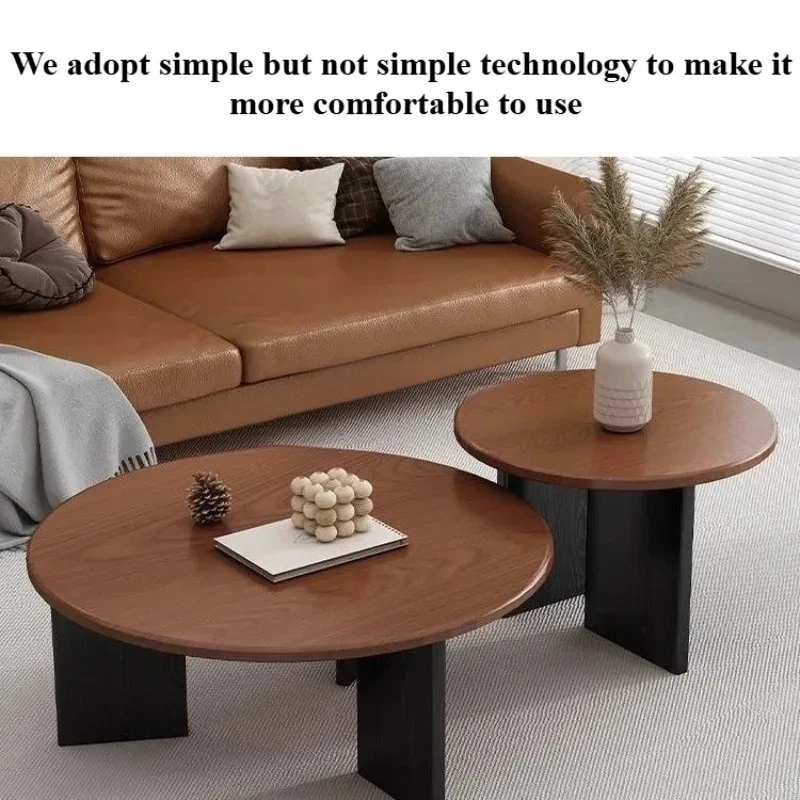 

Для простого современного кофейного круглого Mesa для маленькой квартиры, гостиной, дома, светильника, роскошного дивана, бокового журнального столика, мебели для дома