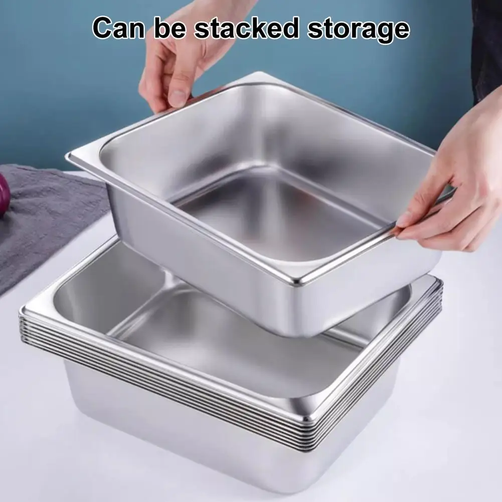 Buffet Service Food Container Stainless Steel Basin for Buffet Catering Capacity Stainless Steel Chafing Dish Food for Buffet