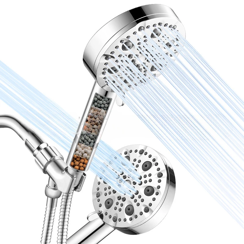 

Handheld Bathroom Handheld Shower Head 10-Function Filter Booster Shower Head