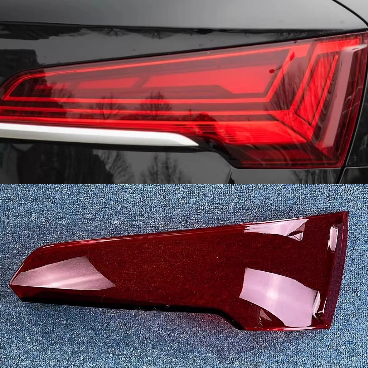 

Защитный кожух заднего фонаря для Audi Q5 2021-2024, накладка на задний фонарь, плафон заднего фонаря