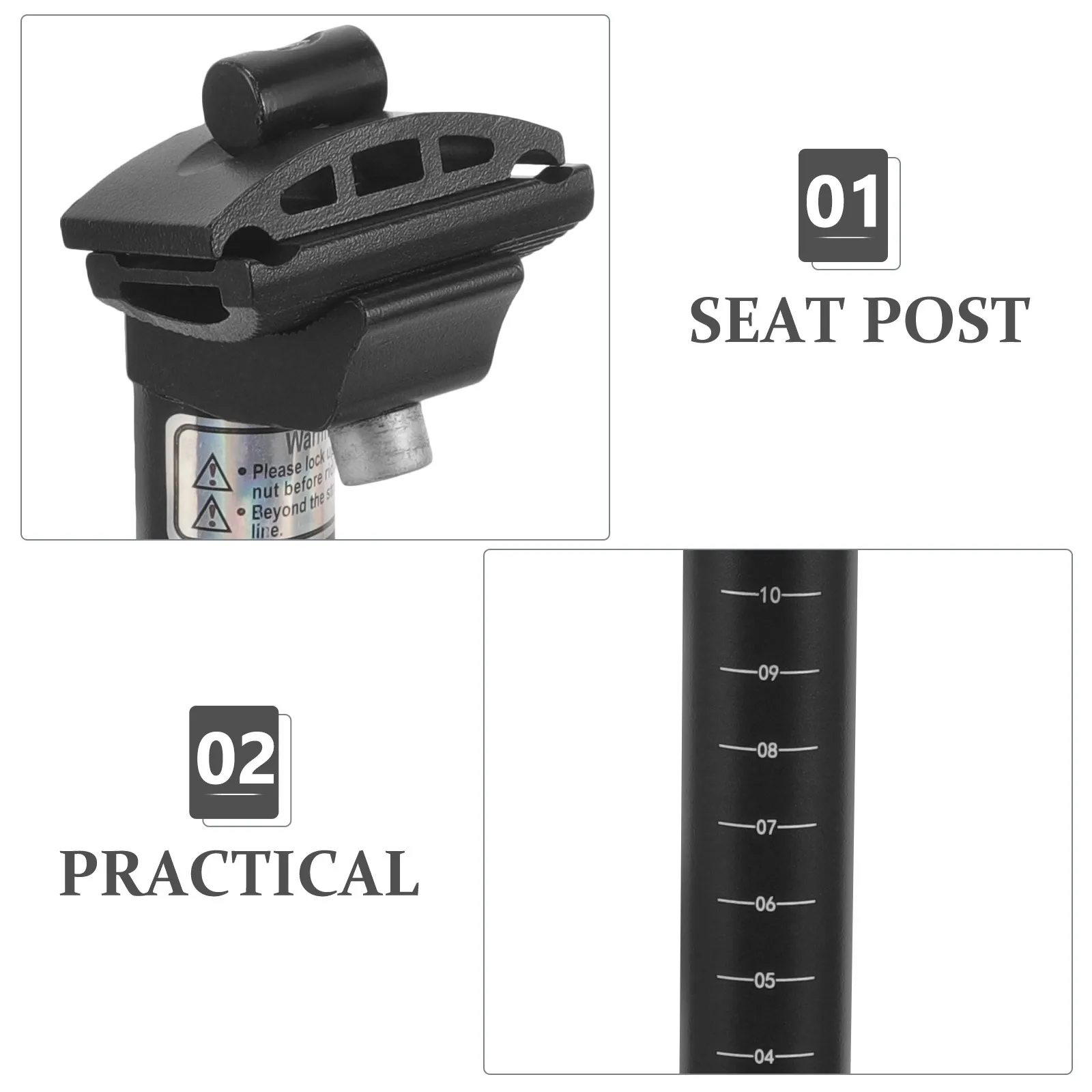 

Lightweight Alloy Seat Post Tube Replacement for Mountain Road Fixed Gear Bikes Universal Durable Seatpost Seat Post Tube