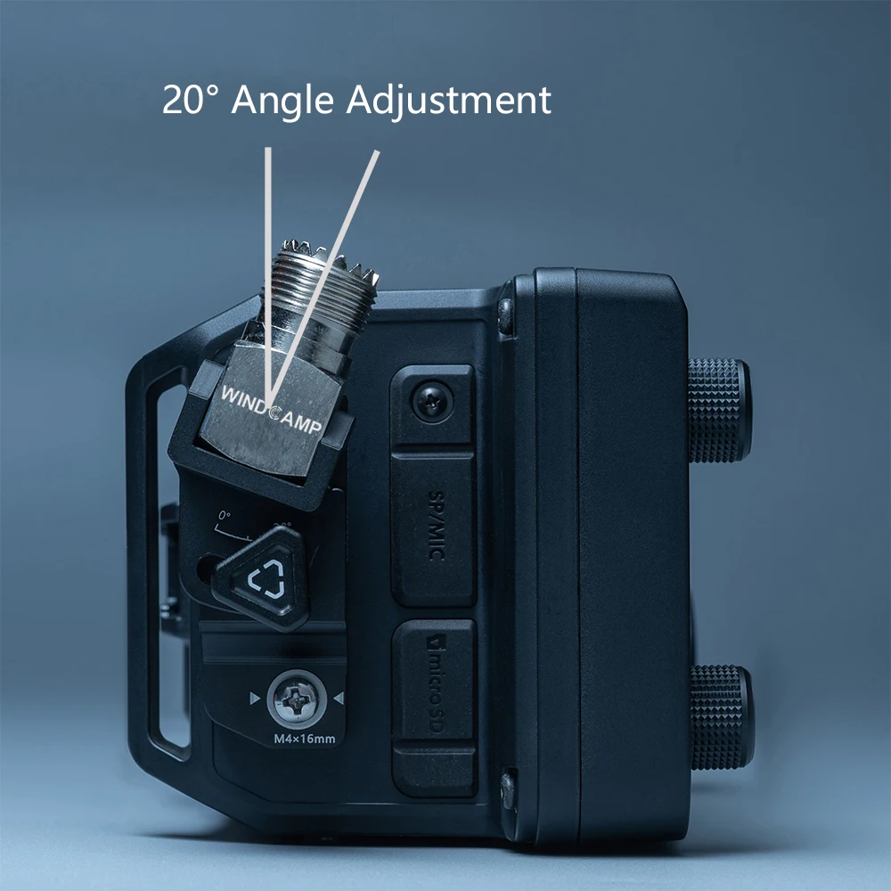 WINDCAMP Carry Cage per IC-705 ARK-705 Shield + RC-2 supporto per Antenna a sgancio rapido per ICOM 705 1 Set