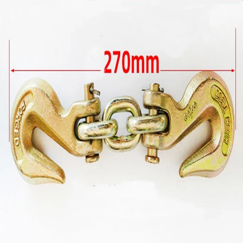 Auto Body Frame Repair Chain Joint Double Grad Hooks Puller Car  Dent lifting Chain Connector Shortner