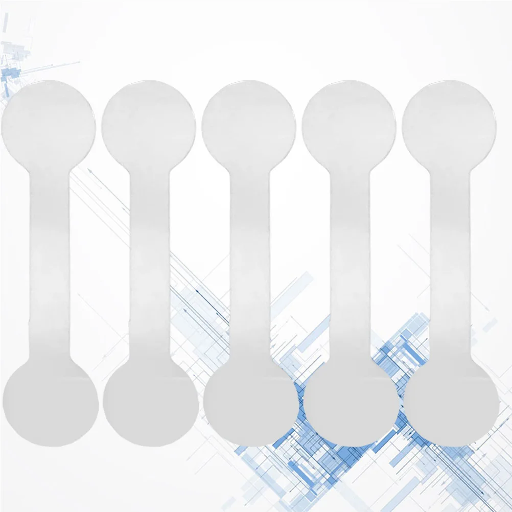 

200 шт. 2 комплекта самоклеящихся пустых круглых белых ювелирных этикеток для колец, браслетов, ожерелий, наклеек для показа цен, папок, ювелирных изделий