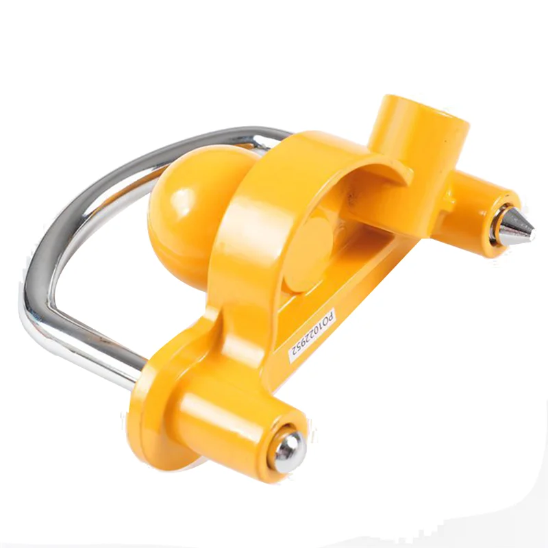 Yellow Trailer Coupling Locks Ball Locks Car Locks Accessories Trailer Locks Planter Locks Trailer Locks