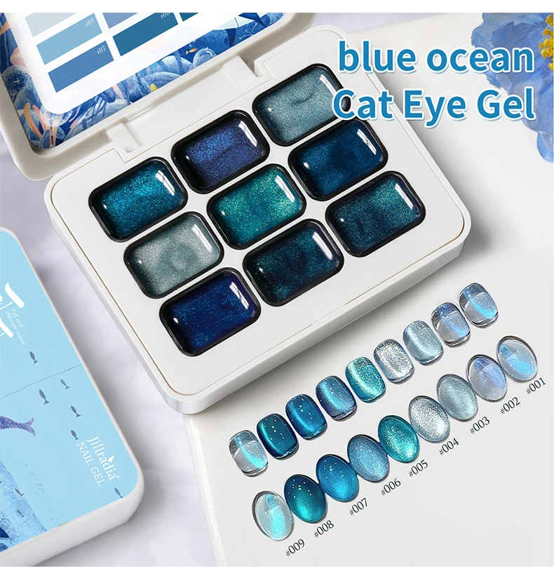 9 Farben Patting Gel Smudge Canned Hochpigmentierter Beliebter Halbfester Nagellack Gel Speziell für Nagelstudios – Detail 5