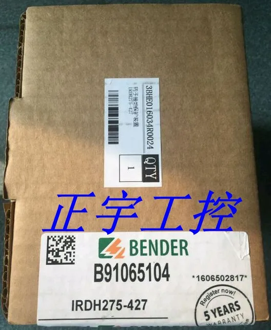 

New BENDER BENDER Insulation Mon itor IRDH275 IRDH275B-435 B91065101