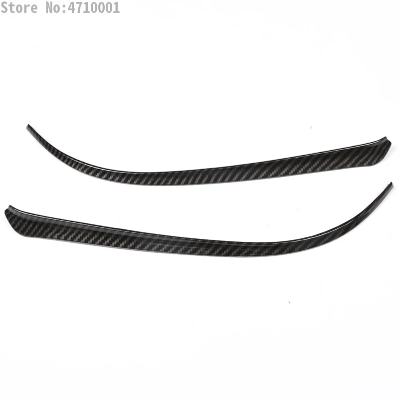 ABS Carbon Fiber For BMW X1 F48 1 2 series Active Tourer f45 f46 218i 16-19 Side Rearview Mirror Strips Trim For BMW X2 F47 - view 2