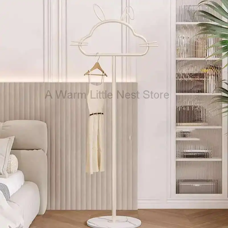

Balcony Portable Clothes Rack Minimalist Floor Bedroom Living Room Coat Rack Storage Hangers Colgadores De Ropa Home Eccessories