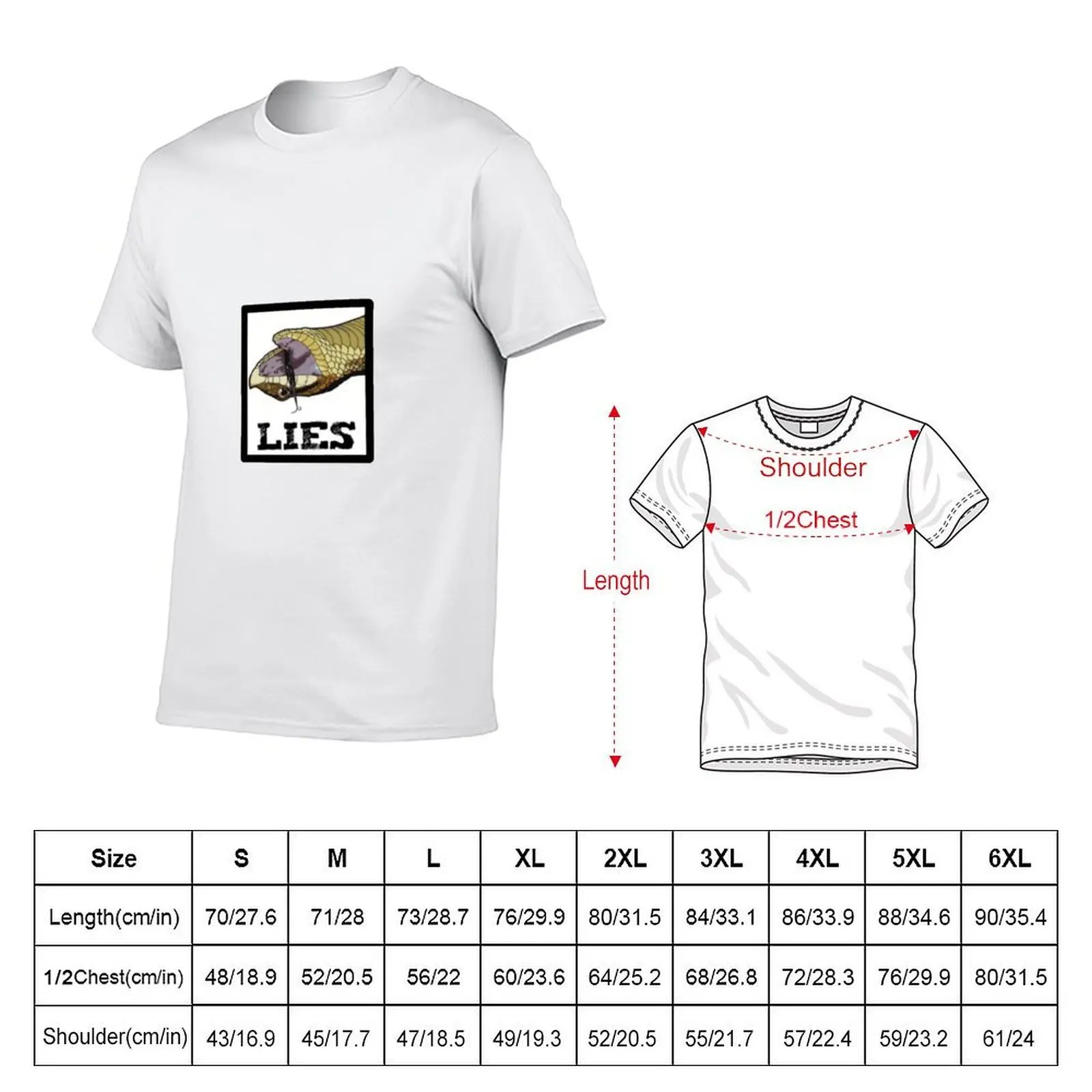 Hognose - LIES T-Shirt sublime animal prinfor boys fruit of the loom mens t shirts