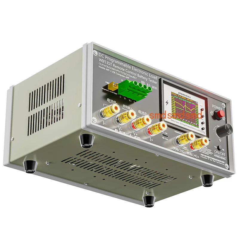 BW-600W-DK WiFi 200V 50A DC Electronic Load Tester High-Accuracy Resolution Battary Capacity Monitor Charging Tools