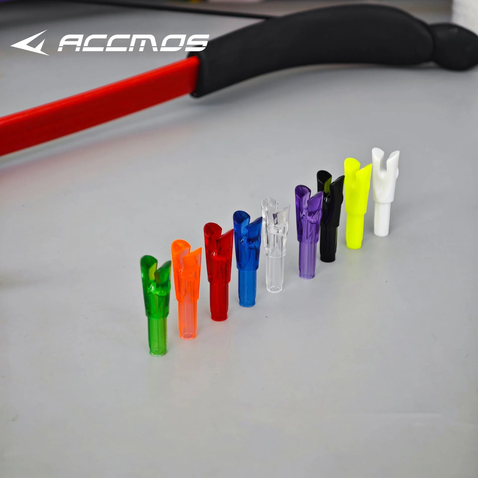 50pcs Plastic Arrow Nocks ID6.2mm Archery Insert Arrow Tail Carbon Fiberglass Arrow Shaft DIY Nock Shooting Hunting Accessories